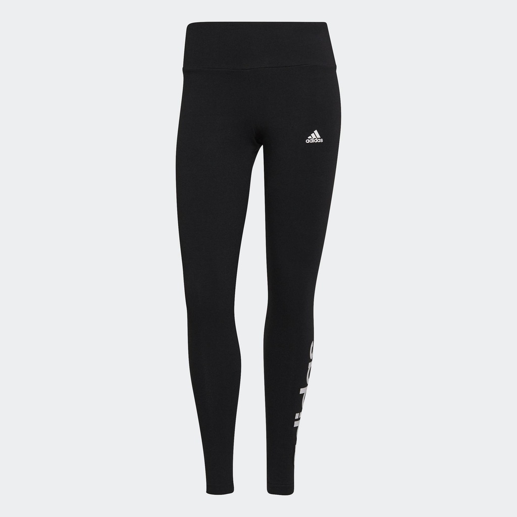 adidas Phong cách sống QUẦN LEGGING LOGO CẠP CAO ESSENTIALS Nữ Đen GL0633