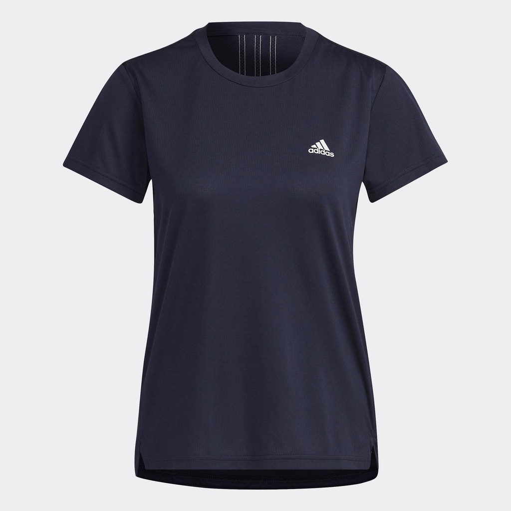 adidas Tập luyện Áo Thun Thể Thao 3 Sọc AEROREADY Designed 2 Move Nữ Màu xanh da trời HK6527