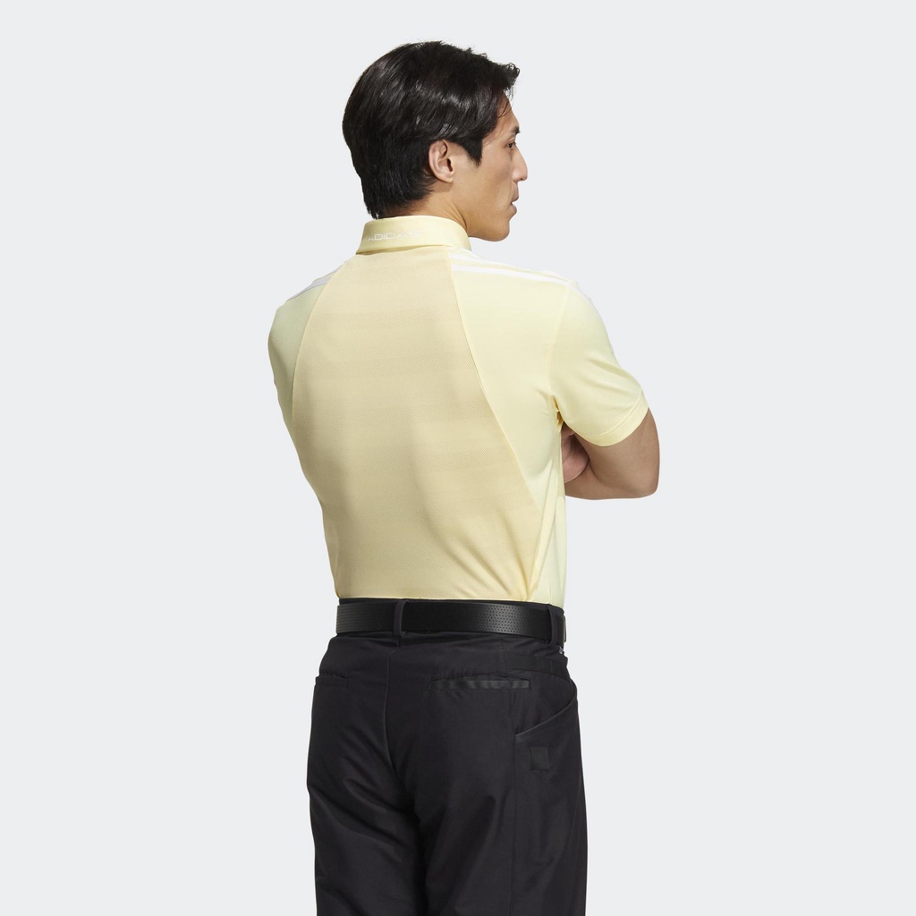 Adidas Đánh gôn Áo Polo 3 Sọc AEROREADY Nam Màu vàng HG8272