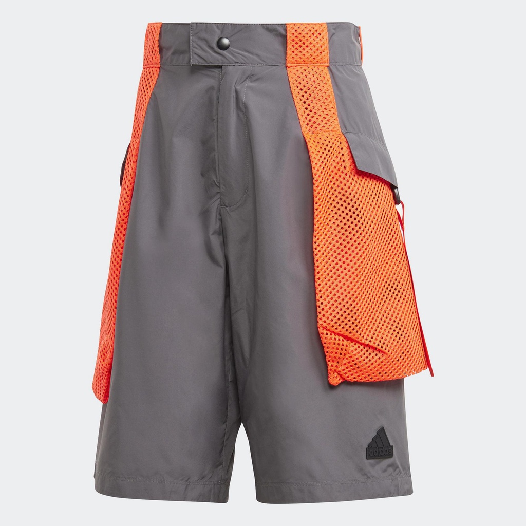 adidas Phong cách sống Quần Short Premium City Escape Nam Xám IC3730