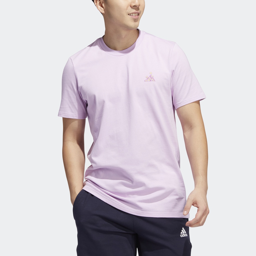 Adidas Phong cách sống Áo Thun Graphic Optimoticons Nam Màu tím HK9147
