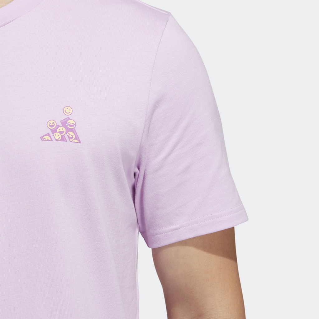 Adidas Phong cách sống Áo Thun Graphic Optimoticons Nam Màu tím HK9147