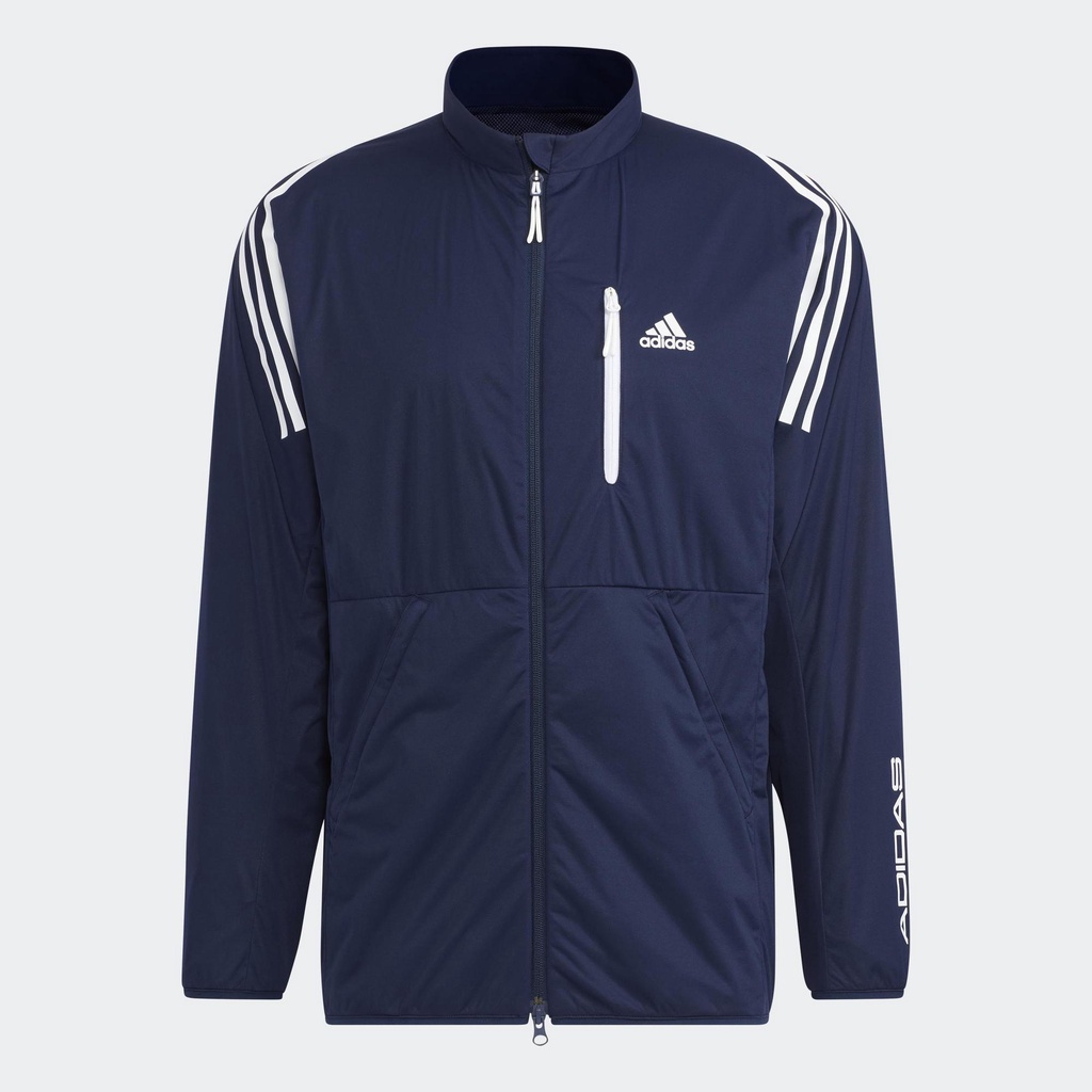 adidas Đánh gôn Áo Khoác Dài Tay 3 Sọc WIND.RDY Nam Màu xanh da trời HG8313