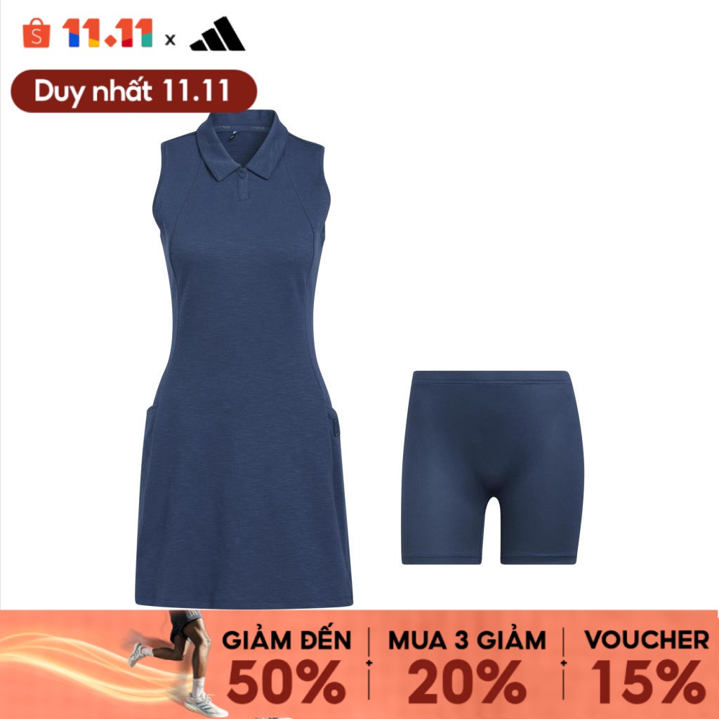adidas Đánh gôn Váy Golf Go-To Nữ Màu xanh da trời HG6975