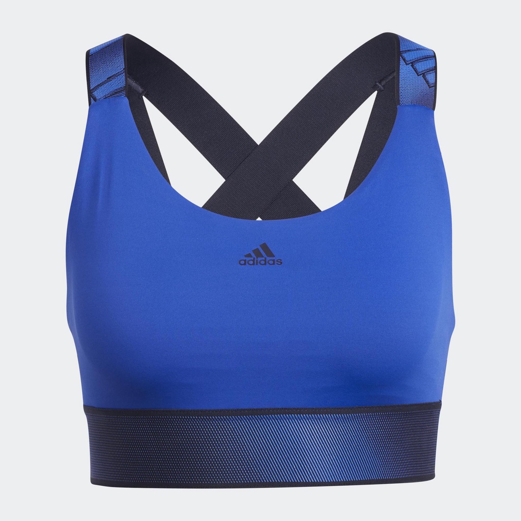 adidas Tập luyện Áo Bra Tập Luyện Medium Support Believe This Nữ Màu xanh da trời GR8081