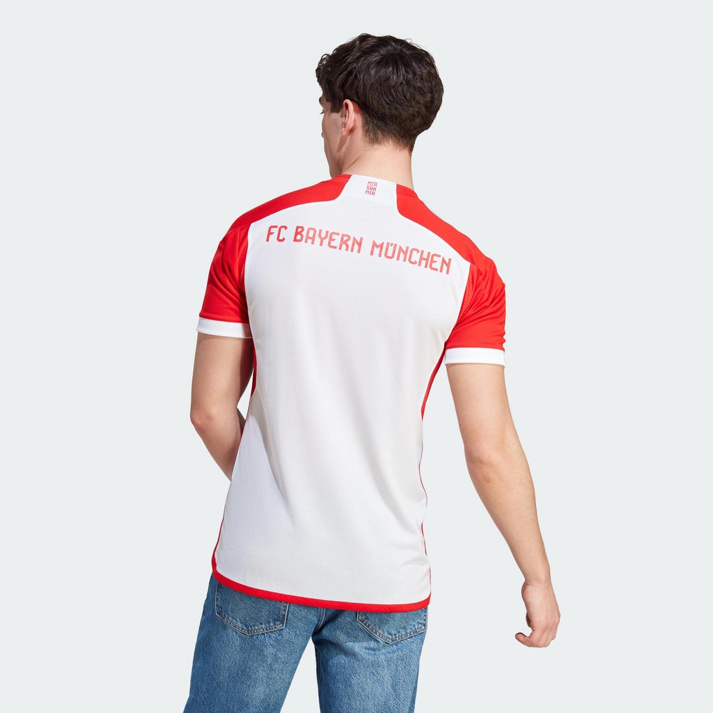 Adidas Bóng đá Áo Đấu Sân Nhà FC Bayern 23/24 Nam trắng IJ7442