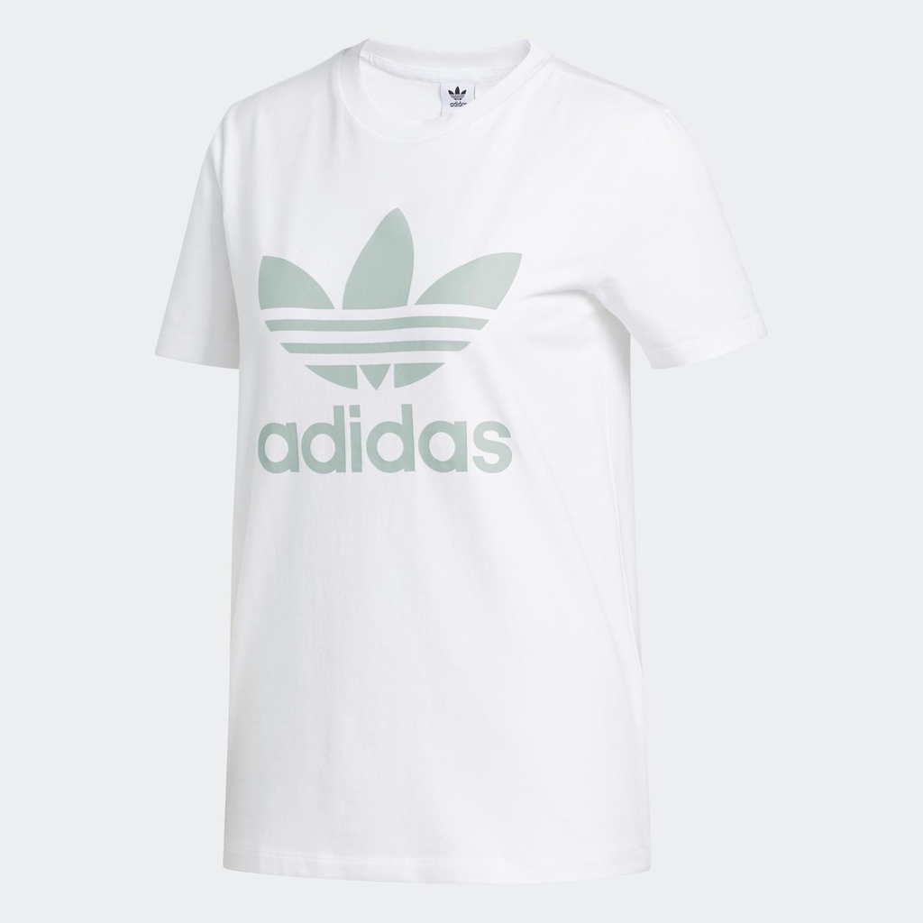 adidas Phong cách sống Áo phông Trefoil Nữ trắng FJ9452