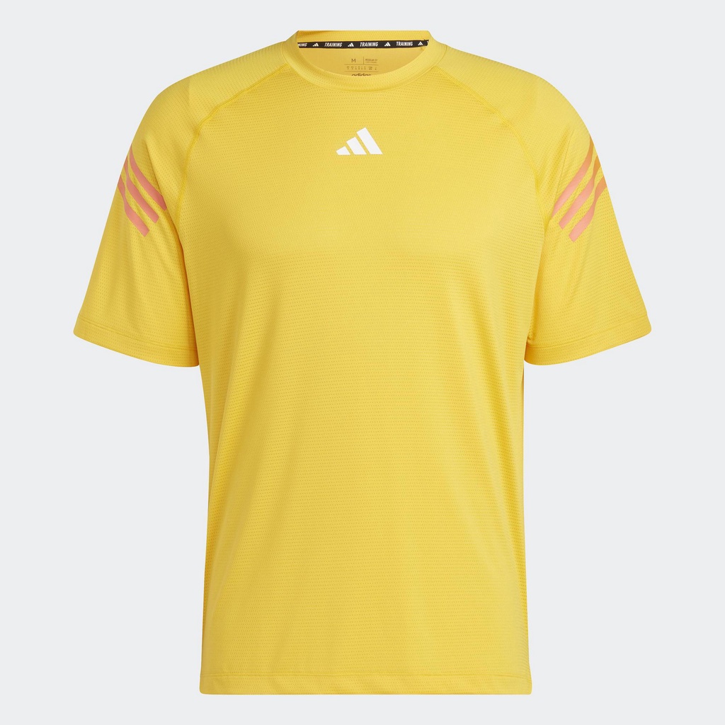 adidas Tập luyện Áo Thun Tập Luyện 3 Sọc Train Icons Nam Vàng IC2075
