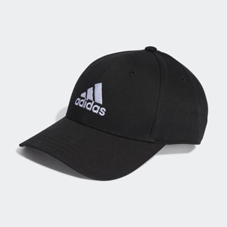 adidas Phong cách sống Mũ Bóng Chày Vải Twill Cotton Unisex Đen II3513