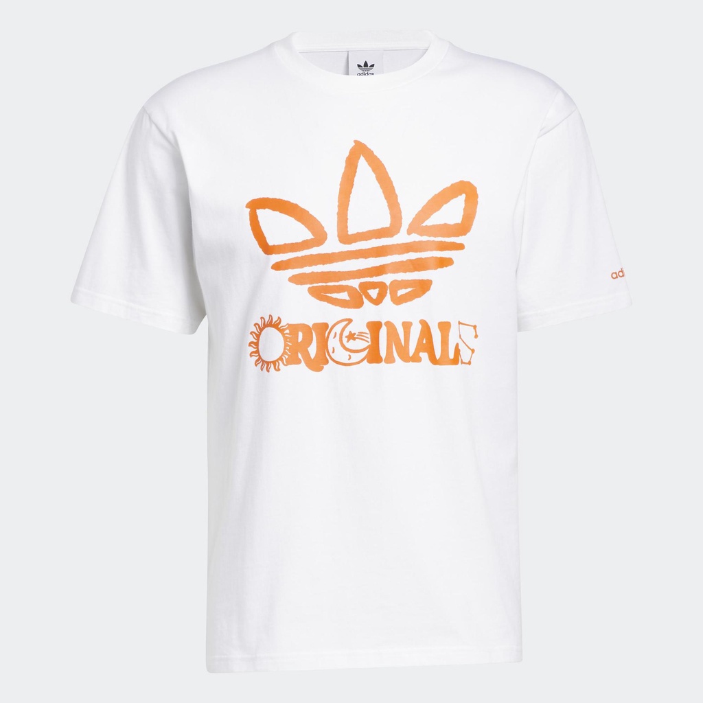 adidas Phong cách sống Áo Thun Ba Lá Originals (Unisex) Nam trắng H32311