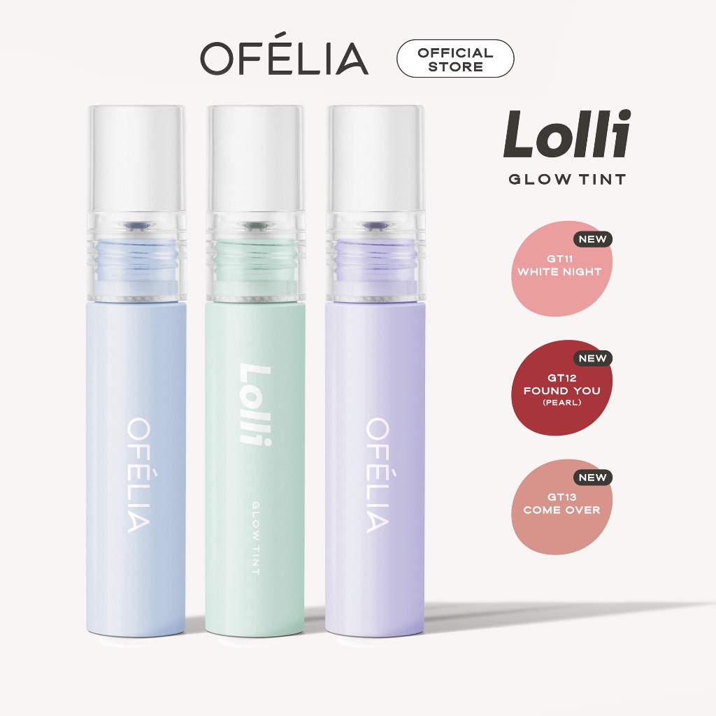 Combo Son Và Má Hồng OFÉLIA - Lolli Glow Tint + Lolli Liquid Blush Chapter 02 (5g x 3.9g)