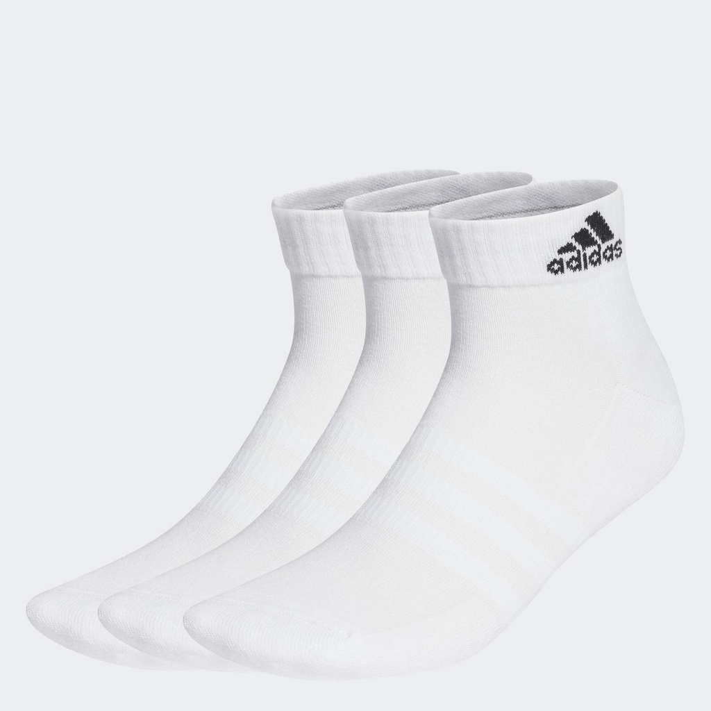 adidas Phong cách sống Bộ 3 Đôi Tất Cổ Chân Có Đệm Sportswear Unisex trắng HT3441