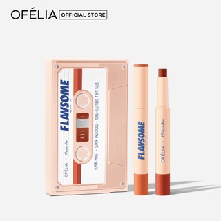 The Nude Set - Son Sáp Tint Bóng OFÉLIA FLAWSOME Glowy Lip (2cây x 2g)