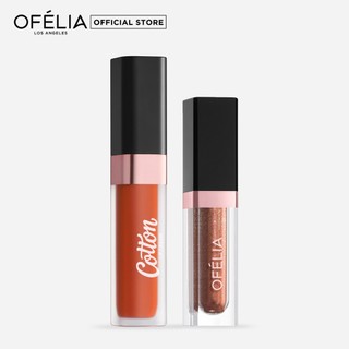 Set 2 Sản Phẩm OFÉLIA Nhũ Mắt, Son Môi - So Dreamy (Nhũ mắt Eye Glitter 5,5g + Son kem bông Cotton Lip Cream 6ml)
