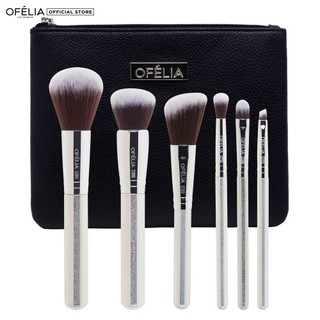 Bộ Cọ Trang Điểm 6 Cây OFÉLIA - Màu Bạc