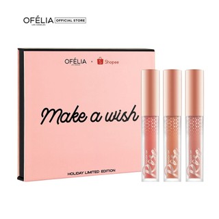Set 3 thỏi son mini Make A Wish - Touch Of Rose OFÉLIA (3x1ml)