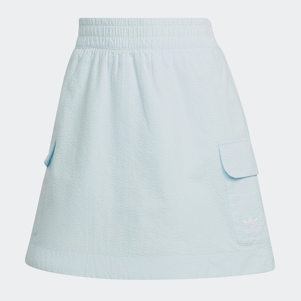 adidas Phong cách sống Chân Váy Poplin Classics Adicolor Nữ Màu xanh da trời HL9308