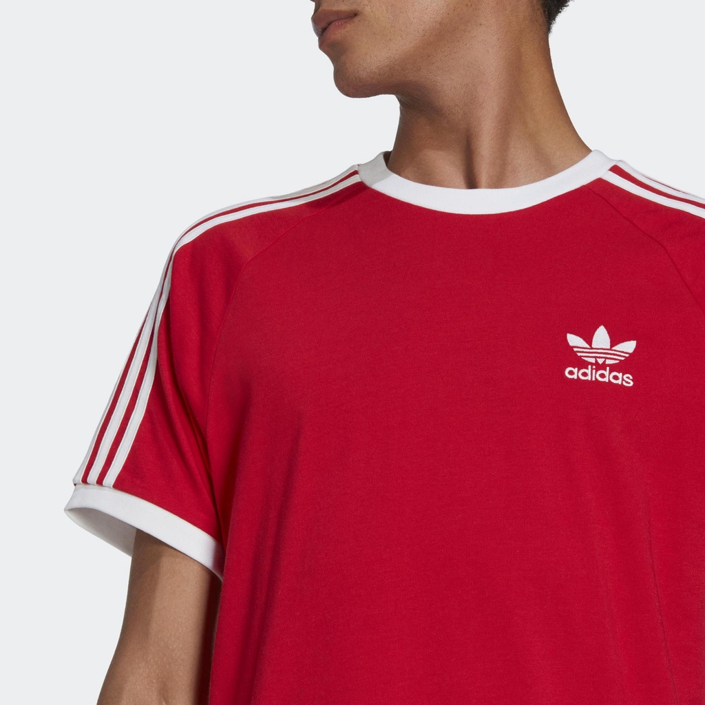 Adidas Phong cách sống Áo Thun 3 Sọc Classics Adicolor Nam Đỏ IA4852