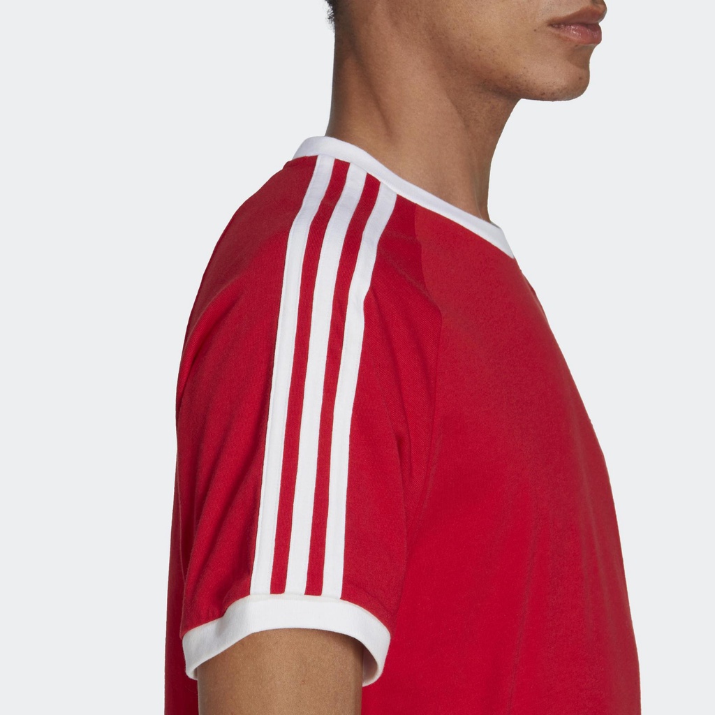 Adidas Phong cách sống Áo Thun 3 Sọc Classics Adicolor Nam Đỏ IA4852
