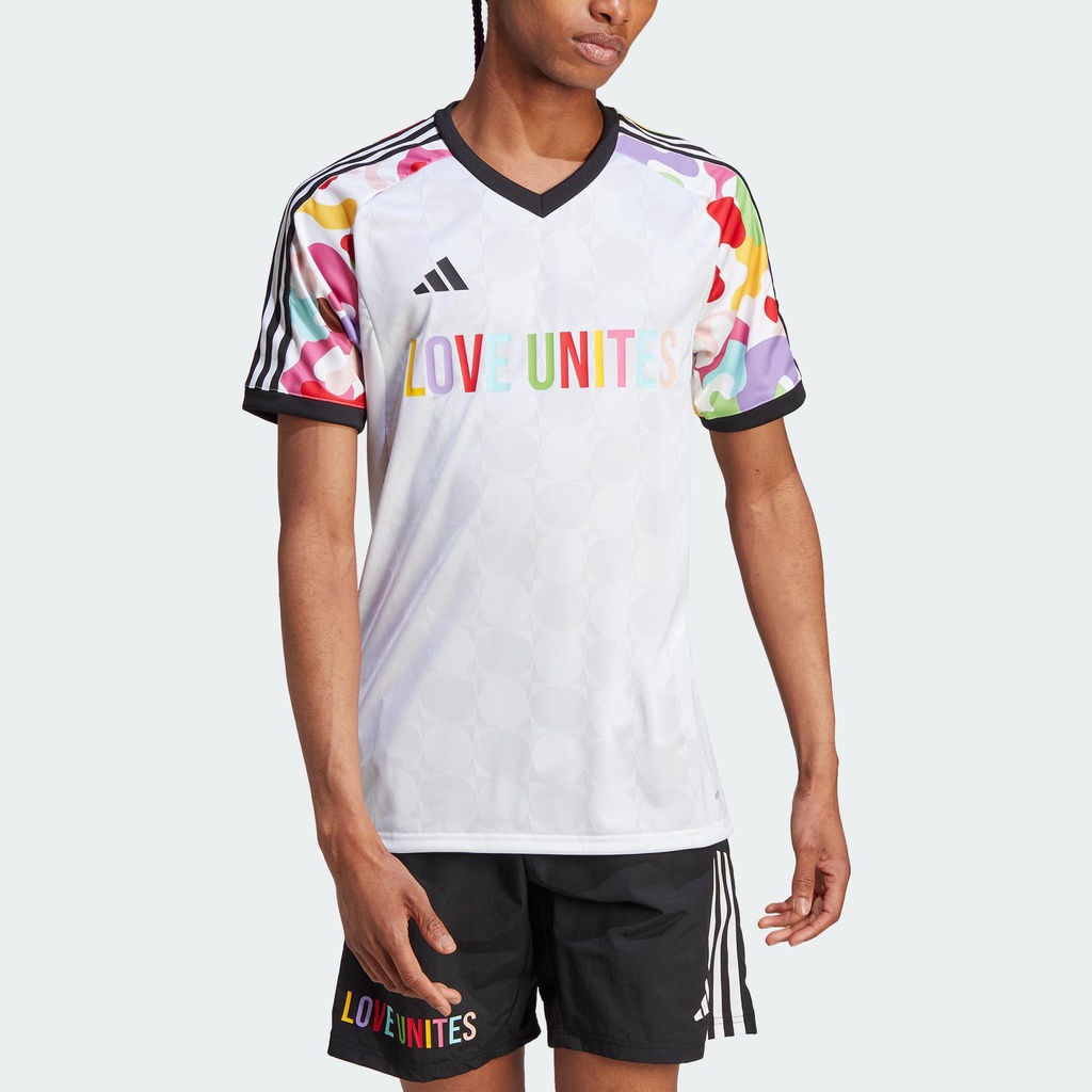 Adidas Bóng đá Áo Đấu Tiro Pride Unisex trắng HY5899