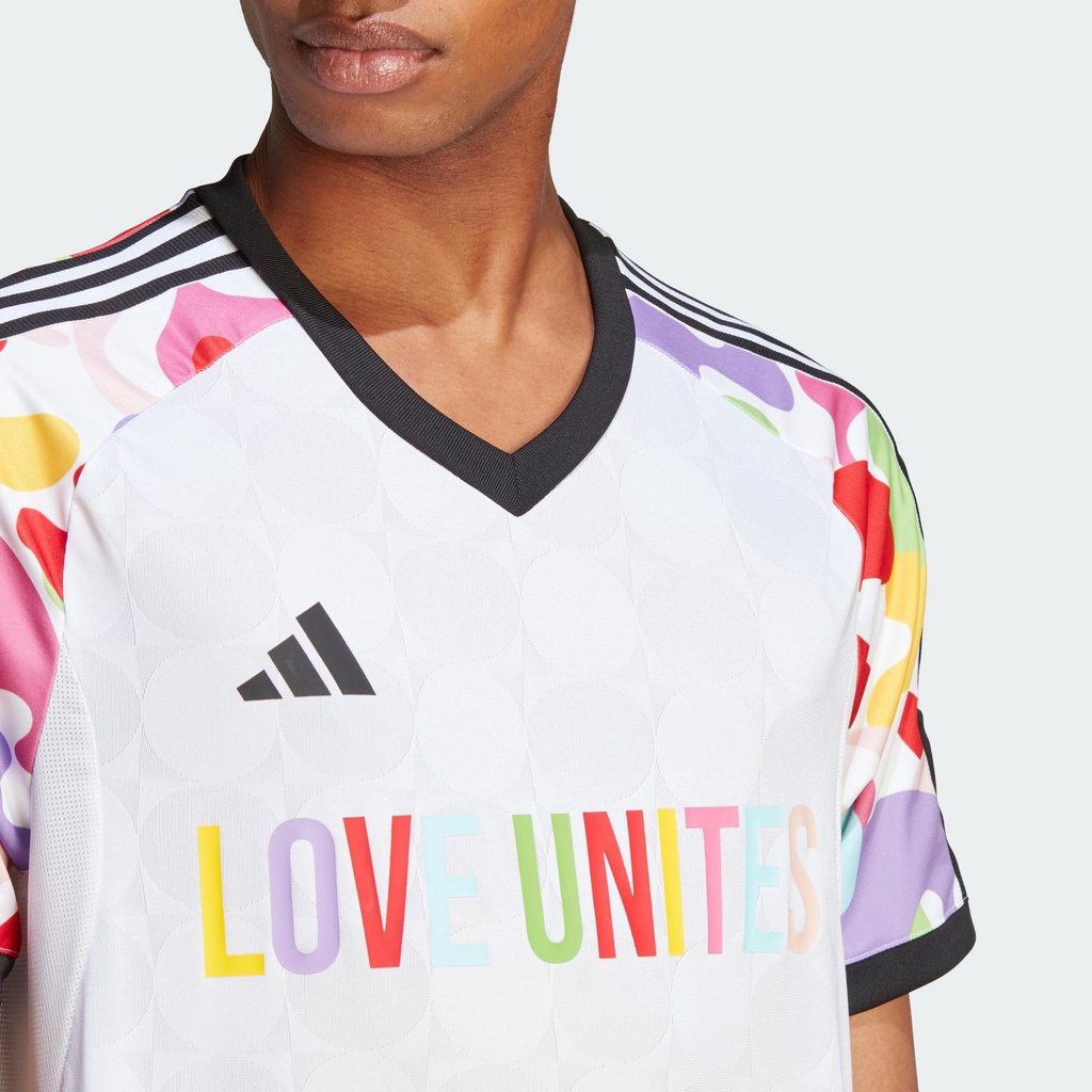 Adidas Bóng đá Áo Đấu Tiro Pride Unisex trắng HY5899