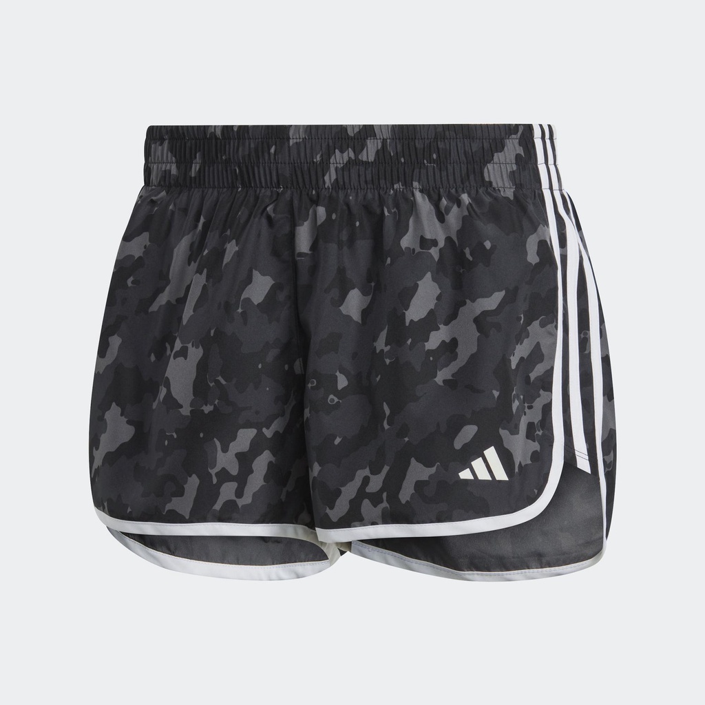 adidas Chạy Quần Short Chạy Bộ Rằn Ri Marathon 20 Nữ Xám HM4249