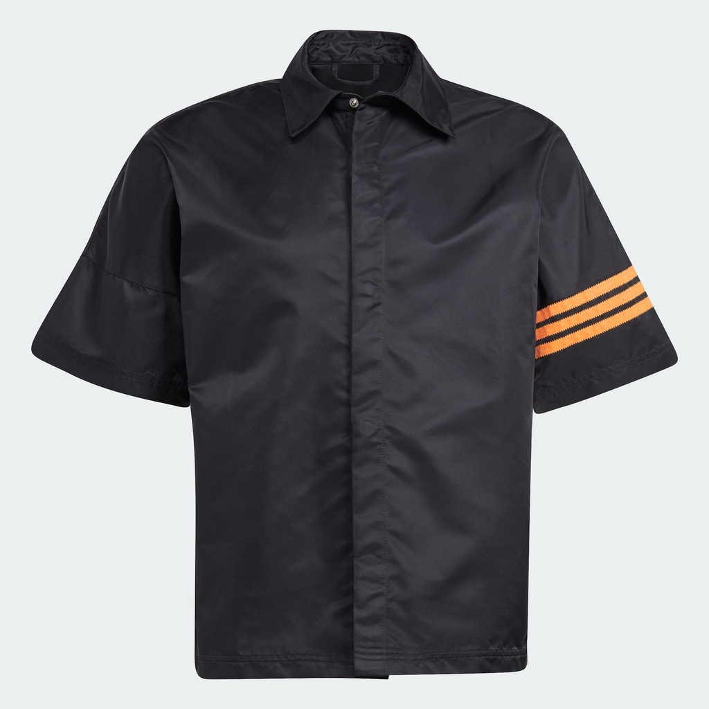 adidas Phong cách sống Áo Sơ Mi Khoác Ngoài Ngắn Tay Neuclassics+ Nam Đen IM4436
