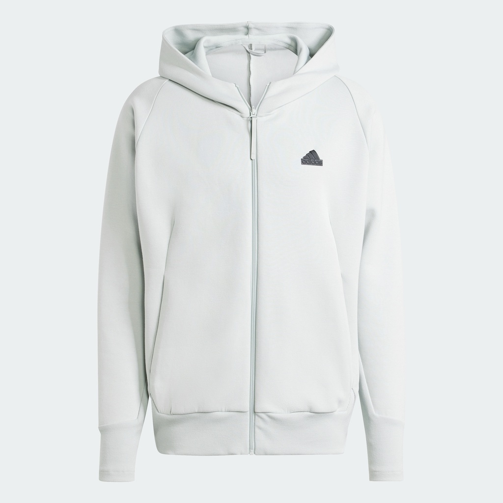 adidas Phong cách sống Áo Track Jacket Có Mũ Khóa Kéo Dọc Thân Premium Z.N.E. Nam Xám IN5094