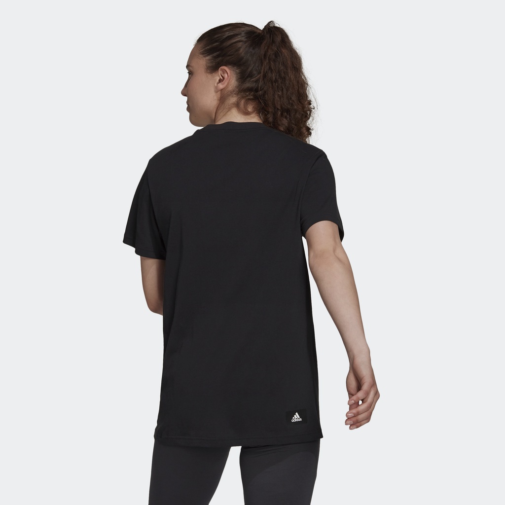 Adidas Phong cách sống Áo Thun Graphic Logo Future Icons adidas Sportswear Nữ Đen H24100
