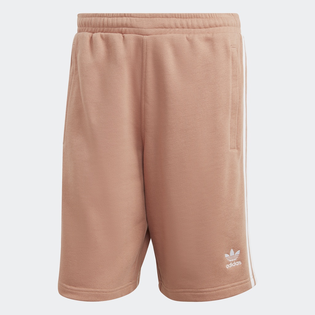 adidas Phong cách sống Quần Sweat Short 3 Sọc Classics Adicolor Nam nâu IA6353