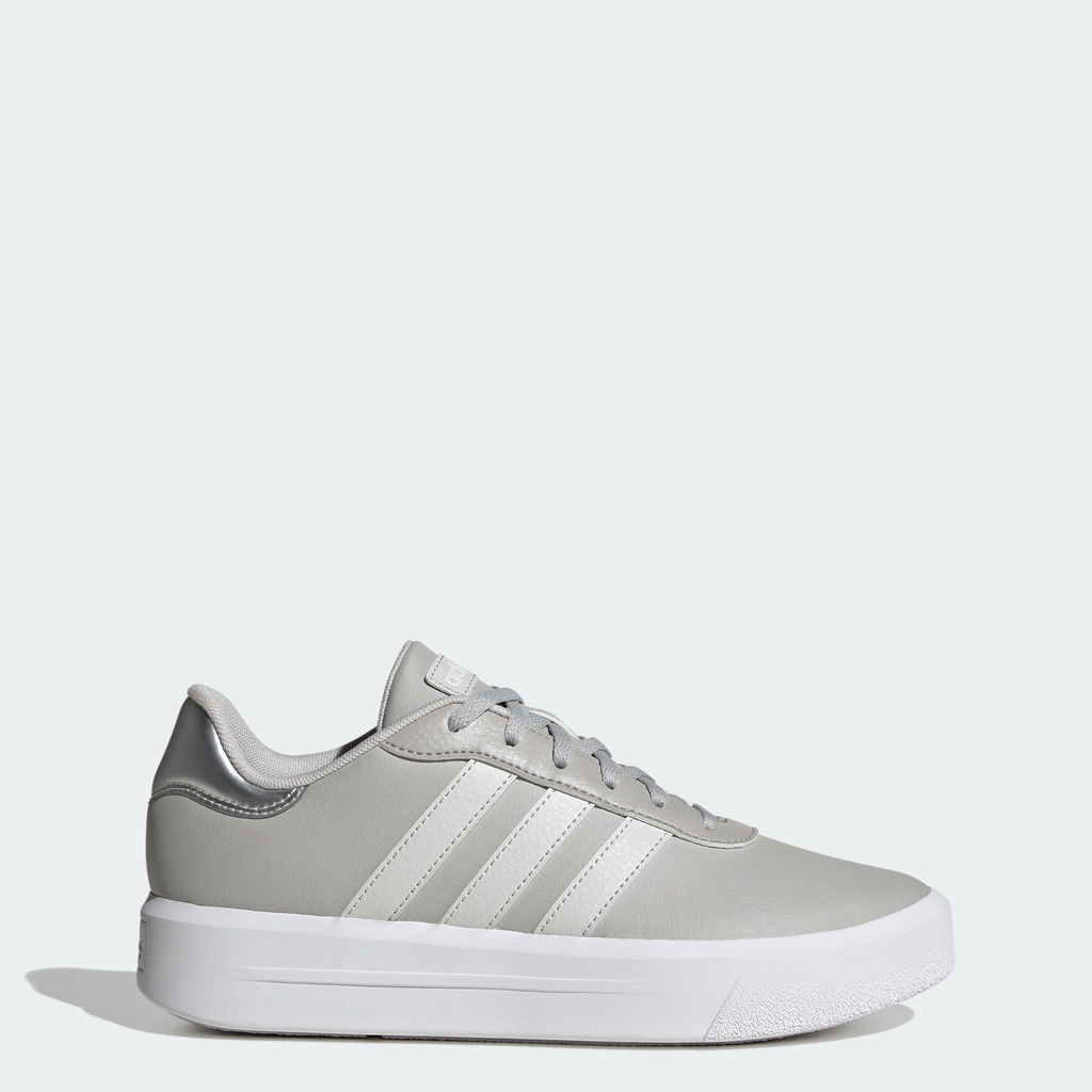 Adidas Trượt ván Giày Platform Court Nữ Xám ID1970