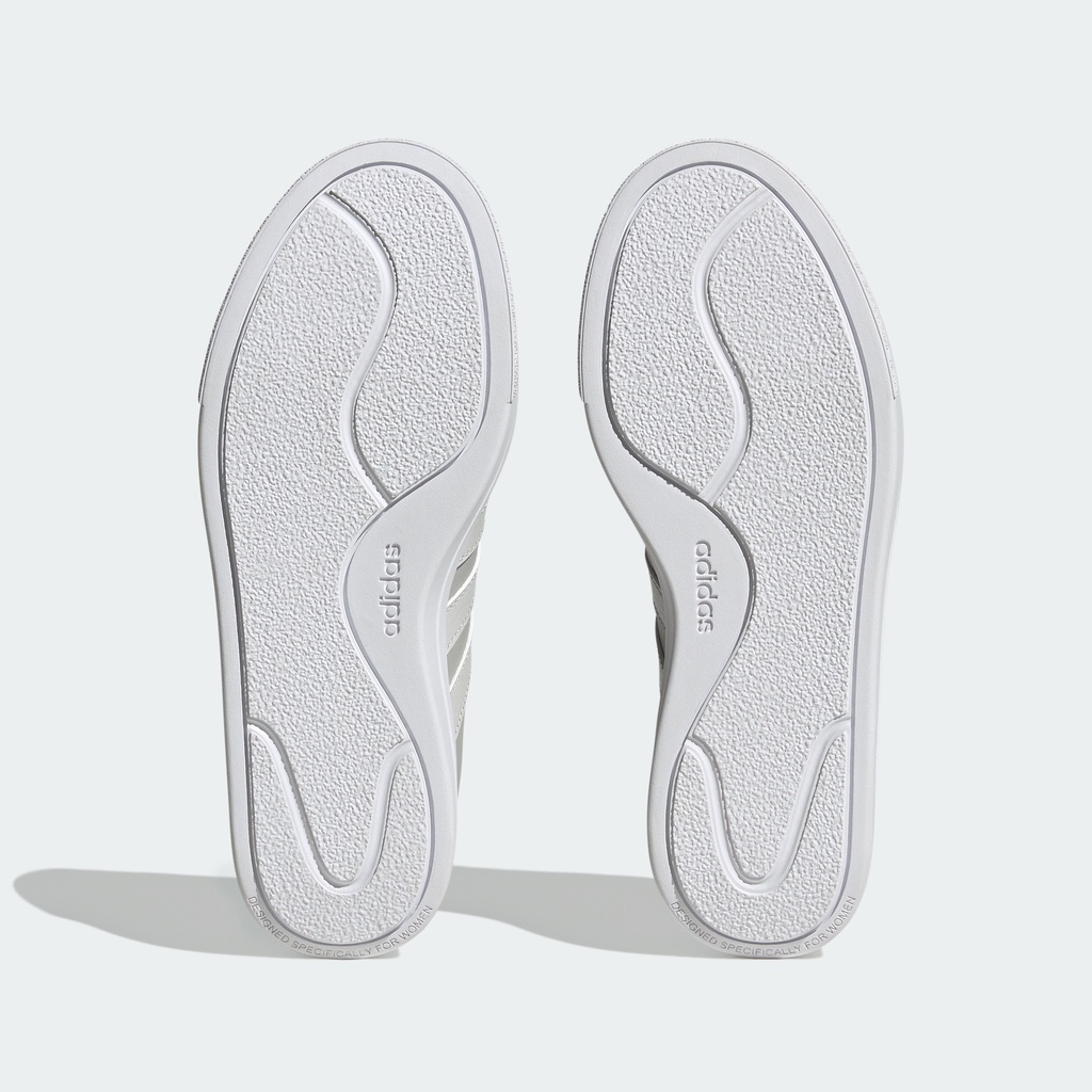 Adidas Trượt ván Giày Platform Court Nữ Xám ID1970