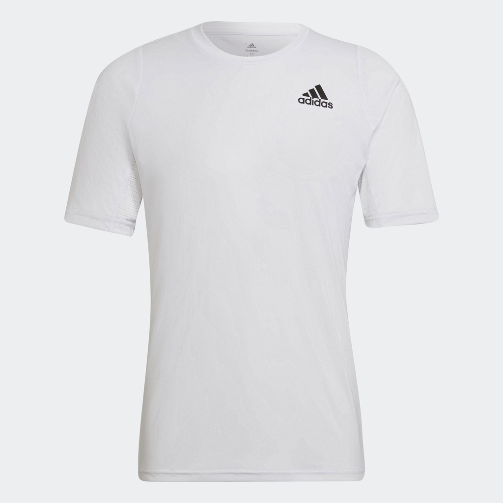 adidas Chạy Áo Thun Chạy Bộ Run Icons Nam trắng HC0407