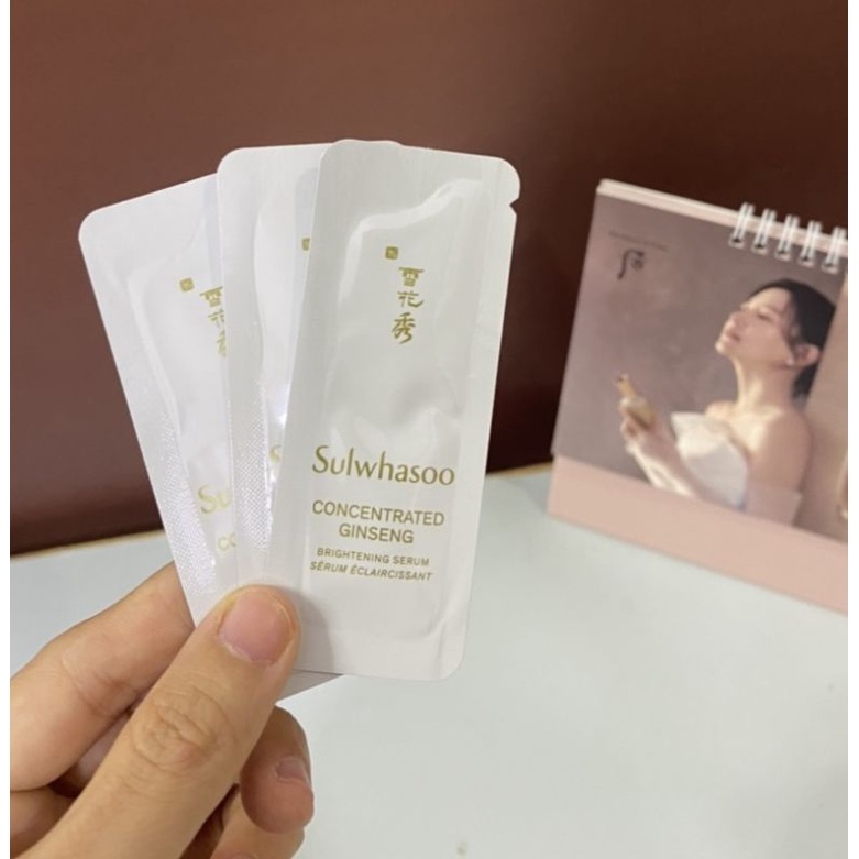 Gói Tinh chất Serum Sulwhasoo dưỡng trắng giảm nám sạm tàn nhang 1ml/gói