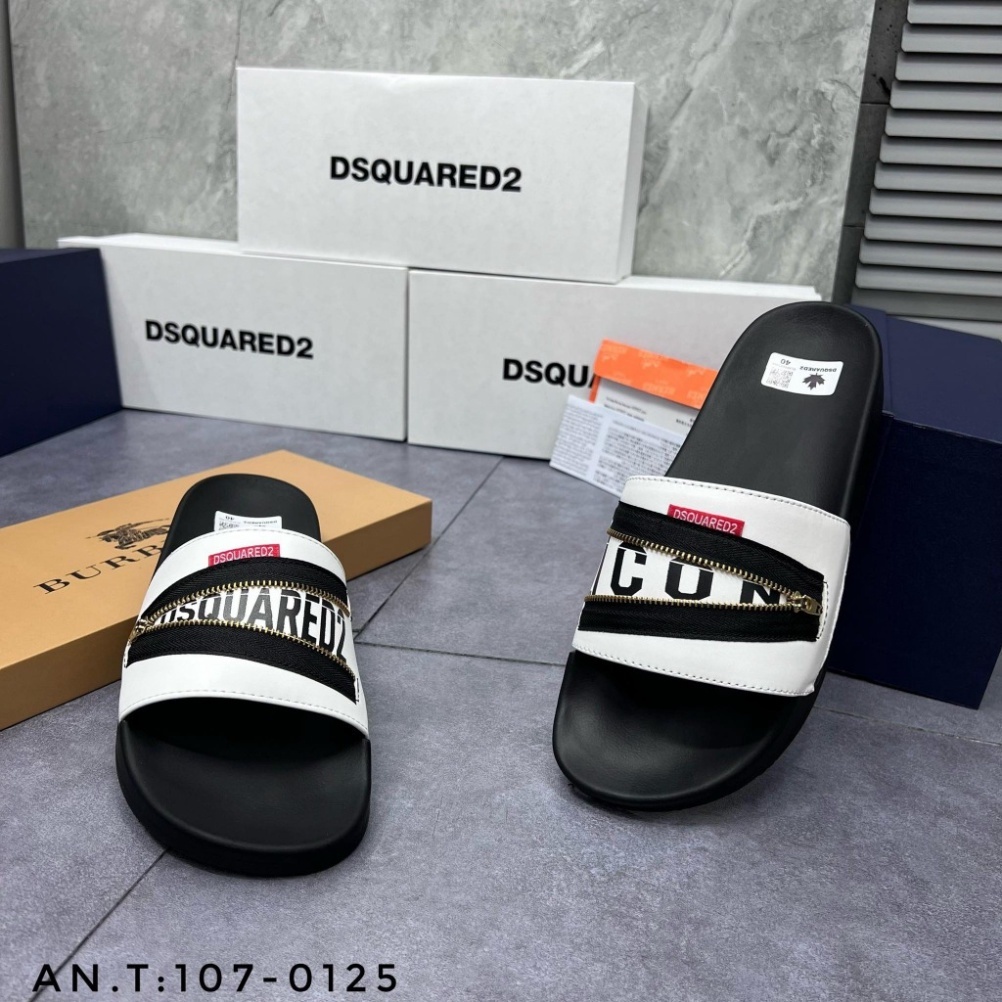 Dép quai ngang DSQ2 Khóa Chéo , DSQ2 Icon Khóa chéo cực chất hot 2023 88 54