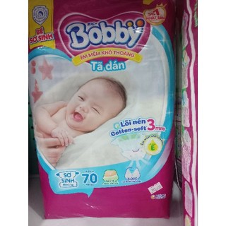 Tã dán Bobby XS 70M Tã dán sơ sinh BOBBY