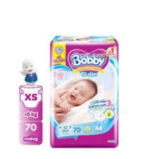 Tã dán Bobby XS 70M Tã dán sơ sinh BOBBY