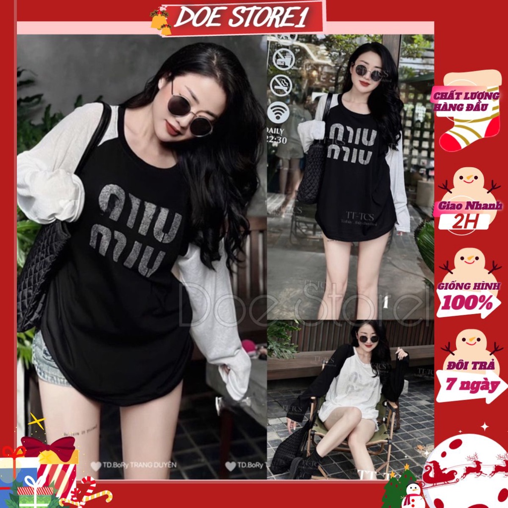 Áo phông nữ dáng rộng giấu quần bigsize 60-90kg / Áo phông quảng châu siêu hot