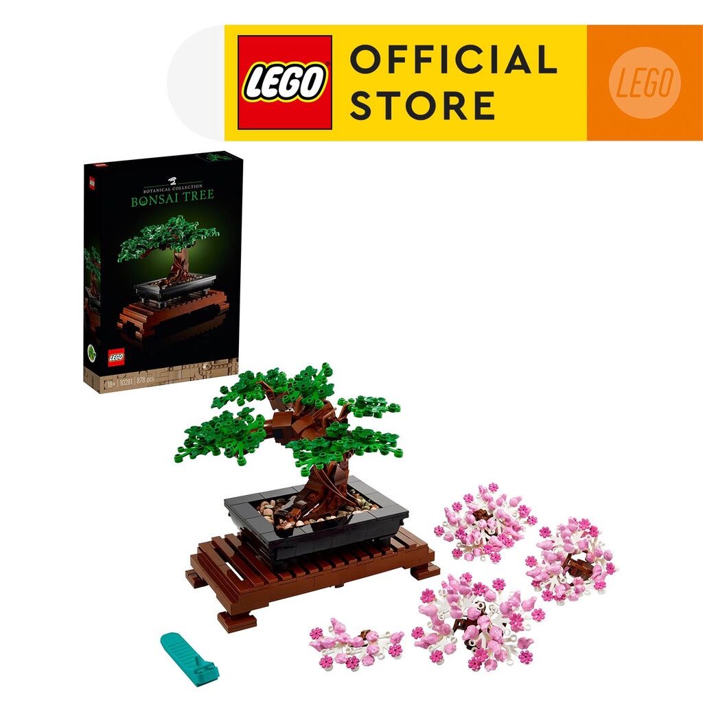 LEGO ICONS 10281 Đồ chơi lắp ráp Cây Bonsai ( 878 Chi tiết)