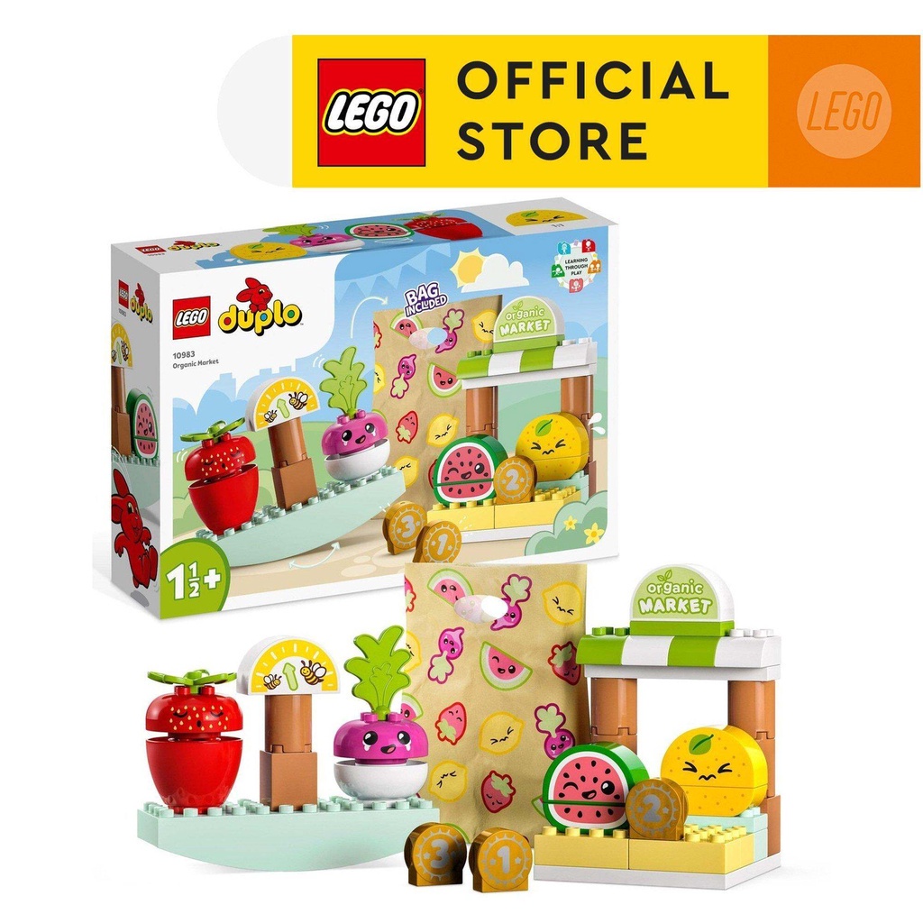 LEGO Duplo My First 10983 Khu Chợ Rau Củ Hữu Cơ (40 chi tiết)