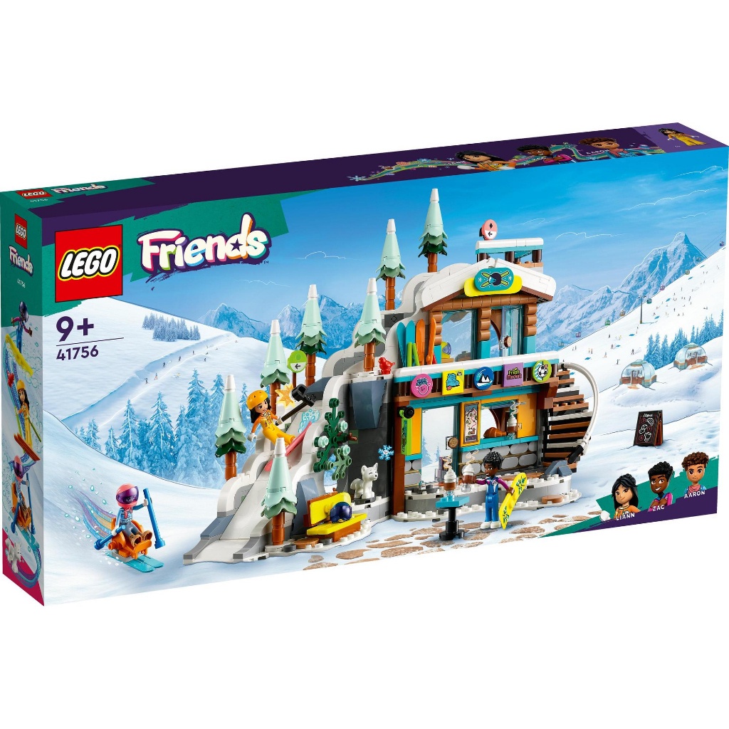 LEGO Friends 41756 Đồ chơi lắp ráp Tiệm cà phê và khu trượt tuyết (980 chi tiết)