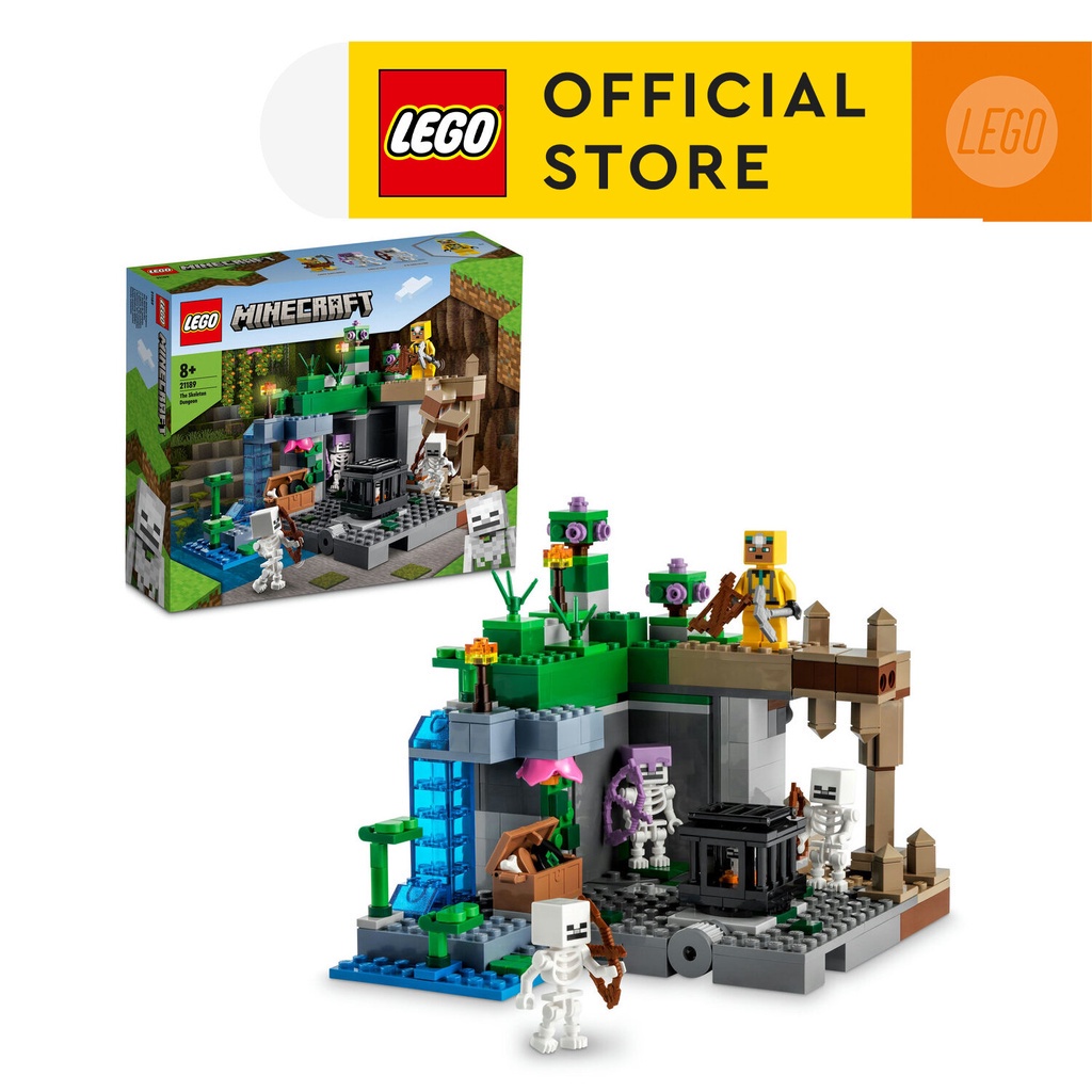 [Mã LIFEMC06CBAU giảm 50k đơn 350k] LEGO Minecraft 21189 Hầm Ngục Skeleton (364 chi tiết)