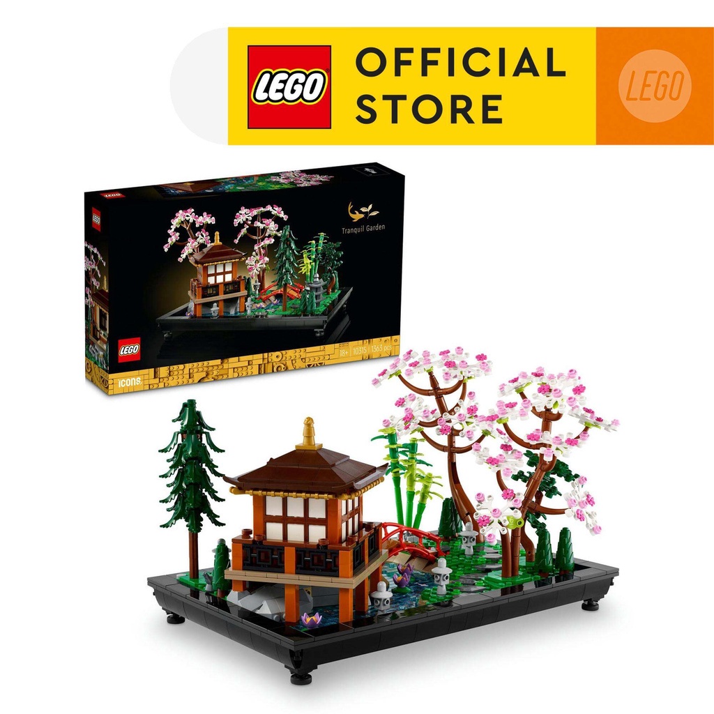 LEGO Icons 10315 Đồ chơi lắp ráp Khu vườn Tĩnh lặng (1363 chi tiết)