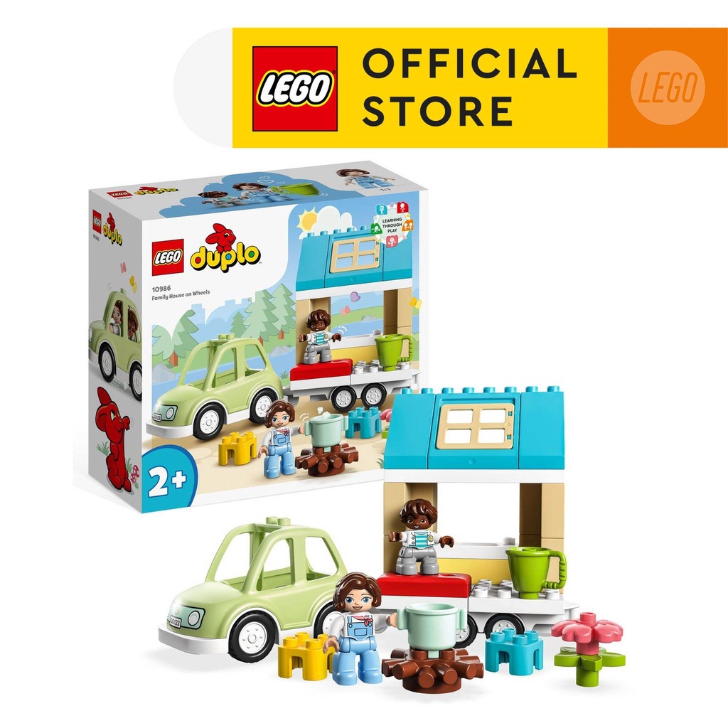 [Mã LEGOSPT10 giảm 10% đơn 999K] LEGO Duplo Town 10986 Ngôi Nhà Di Động Cho Gia ĐÌnh (31 Chi Tiết)