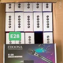 Bộ 2 micro hát karaoke E30 không dây UHF pin sạc, cực hay  ZL- 08.58.58.95.95