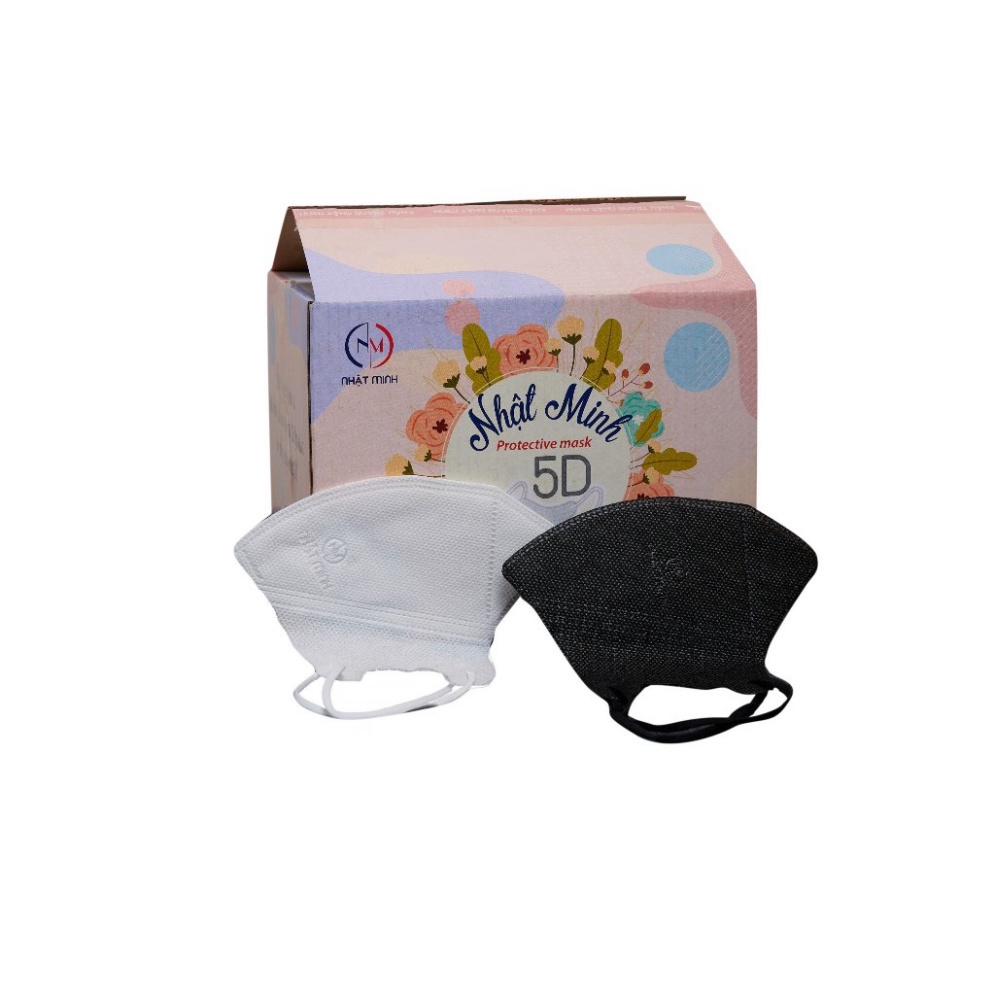 Thùng 200 chiếc Khẩu Trang 5D MASK NHẬT MINH tiện lợi 2023