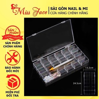 Khay mica đựng đá 21 ô - Hộp mica đựng charm đá 21 ô- hộp Mica trong suốt đựng charm đá giá rẻ