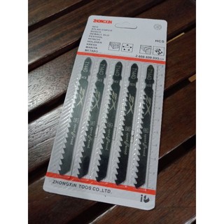 1 vỉ lưỡi cưa sọc, lưỡi cưa lọng gỗ zhongxin,baiyi 5 lưỡi t144d