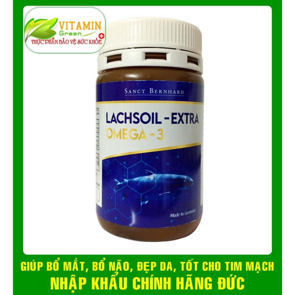 DẦU CÁ LACHSOIL EXTRA OMEGA 3 60 VIÊN NHẬP KHẨU CHÍNH HÃNG ĐỨC