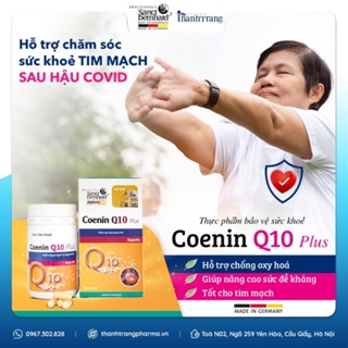 Coenin Q10 Plus Kapseln Lọ 30 viên của Đức . Cung cấp CoQ10 và Vitamin
